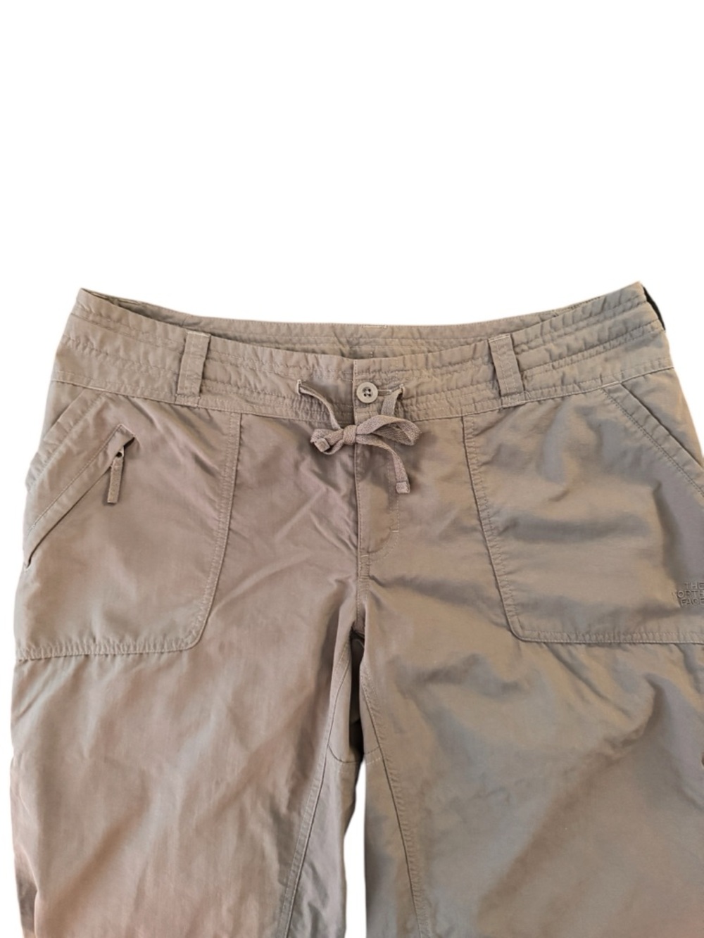 The North Face Hiking Pants Womens Size 16 Gray Convertible Lightweight Utility